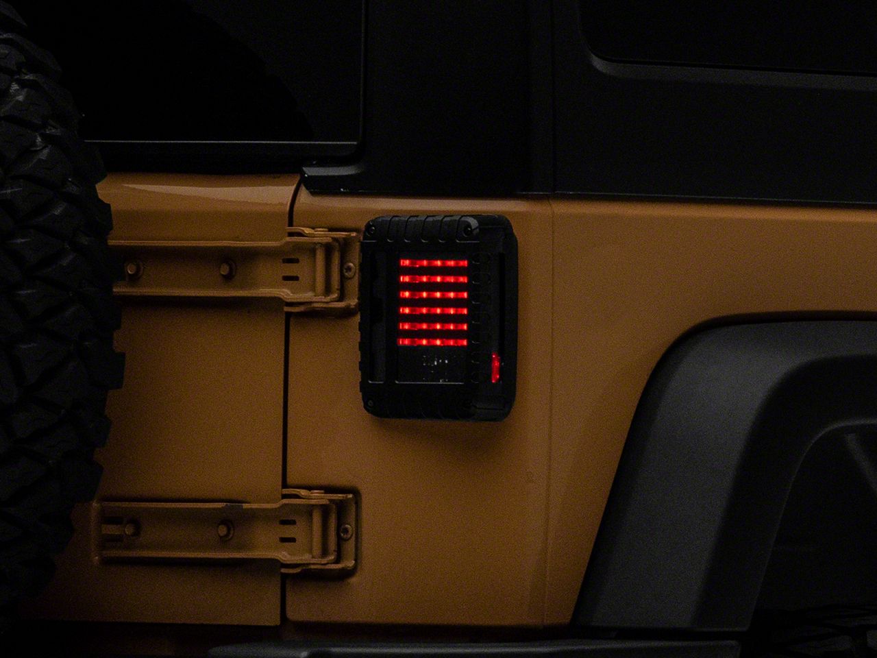 Raxiom Jeep Wrangler LED Tail Lights - Smoked J115435 (07-18 Jeep Wrangler  JK)