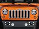 Rugged Ridge Grille Inserts; Chrome (07-18 Jeep Wrangler JK)