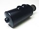 Prosport Dual Baffle Aluminum Oil Catch Can; Black (Universal; Some Adaptation May Be Required)