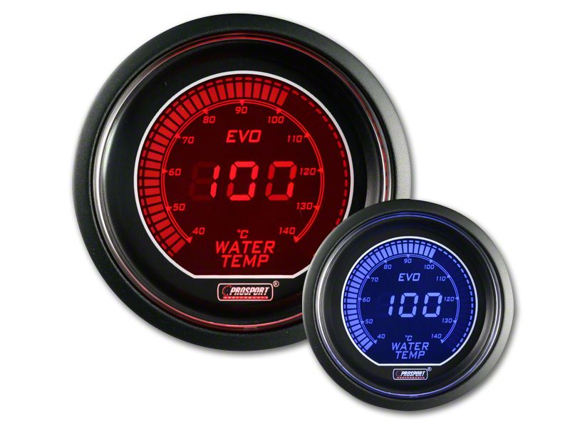 Prosport Jeep Wrangler Dual Color Evo Celsius Water Temperature Gauge