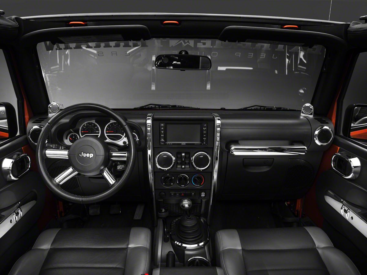 Rugged Ridge Jeep Wrangler Chrome Interior Trim Accent Kit