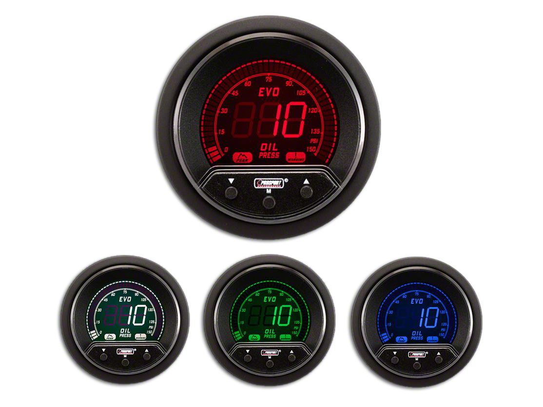 Prosport Jeep Wrangler Premium Evo Oil Pressure Gauge Electrical