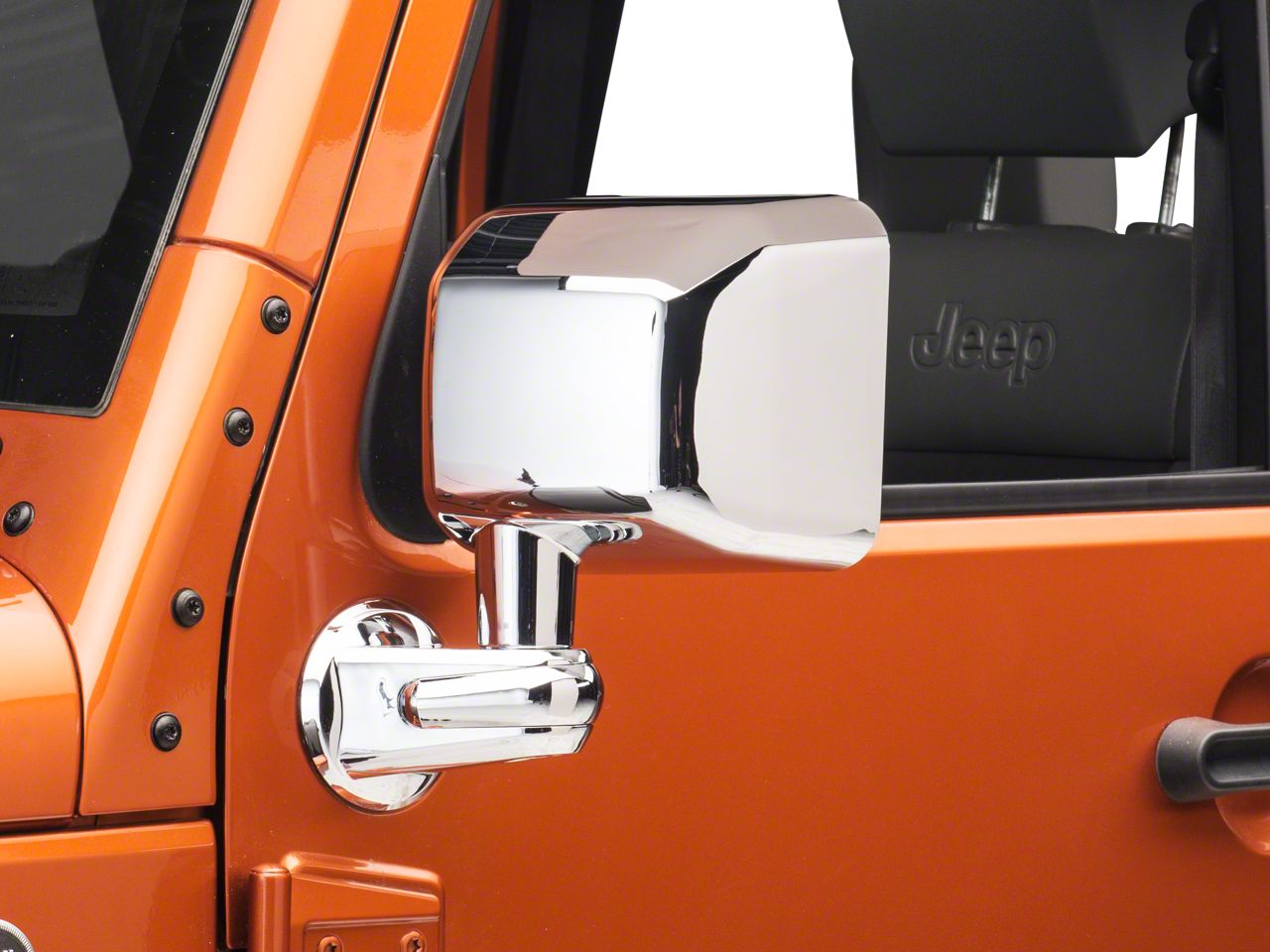 Rugged Ridge Jeep Wrangler Chrome Mirror Kit - Pair 11010.11 (07-10 ...