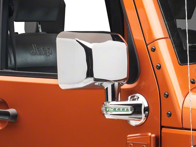 Rugged Ridge Door Mirror with LED Turn Signals; Passenger Side (07-18 Jeep Wrangler JK)