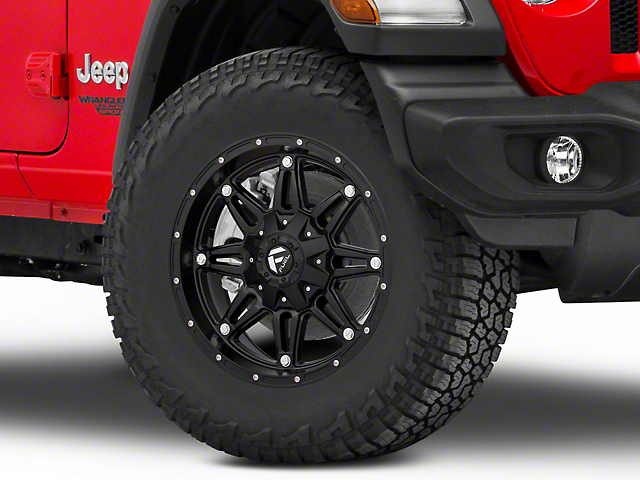 Fuel Wheels Hostage Matte Black Wheel; 18x9 (18-23 Jeep Wrangler JL)