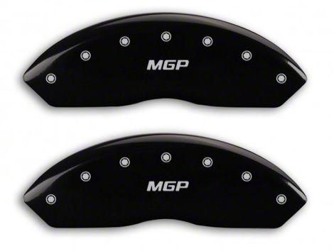 MGP Jeep Wrangler Black Caliper Covers w/ MGP Logo - Front & Rear ...