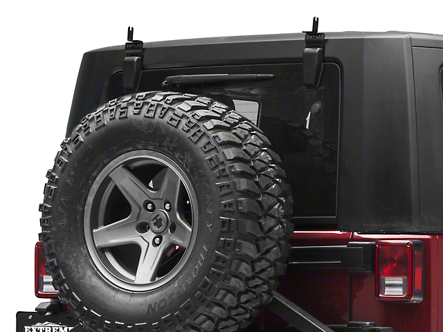 ZRoadz 30-Inch Slim LED Light Bar Rear Window Hinge Mounting Brackets (07-18 Jeep Wrangler JK)