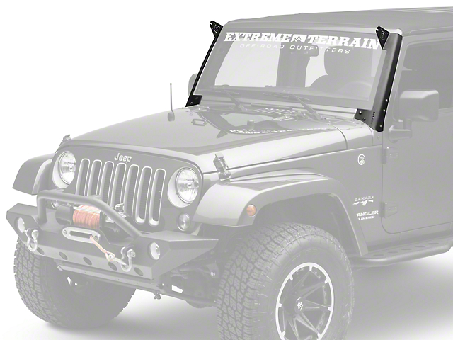ZRoadz 52-Inch LED Light Bar Roof Level Mounting Brackets (07-18 Jeep Wrangler JK)