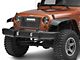 RedRock Wire Mesh Cutout Grille with Rivets and LED Light Bar; Black (07-18 Jeep Wrangler JK)