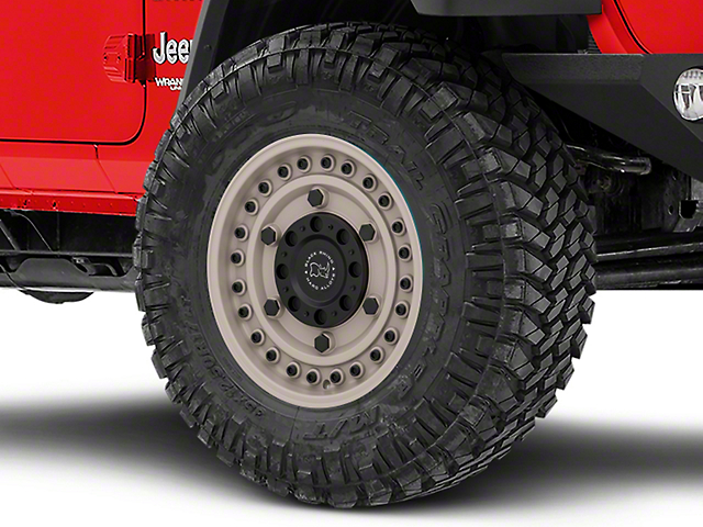 Black Rhino Armory Desert Sand Wheel; 17x9.5 (18-22 Jeep Wrangler JL)