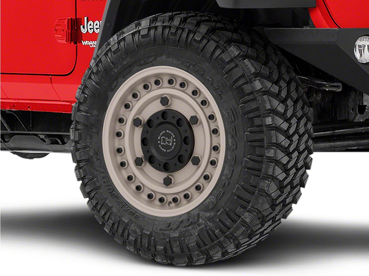 Black Rhino Jeep Wrangler Armory Desert Sand Wheel;  2095ARY-85127D71  (18-23 Jeep Wrangler JL) - Free Shipping