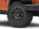 Black Rhino Overland Matte Black Wheel; 18x9.5; -18mm Offset (07-18 Jeep Wrangler JK)