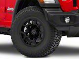 Black Rhino Overland Matte Black Wheel; 17x9.5 (18-24 Jeep Wrangler JL)