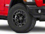 Black Rhino Overland Matte Black Wheel; 18x9.5; -18mm Offset (18-26 Jeep Wrangler JL)