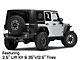 Black Rhino Pismo Gloss Black Wheel; 20x12 (07-18 Jeep Wrangler JK)