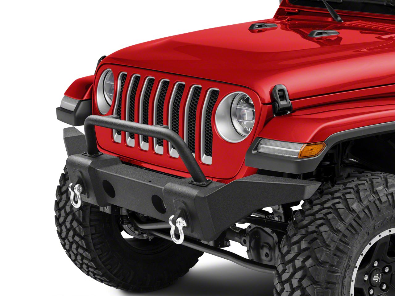 RedRock Jeep Wrangler Avenger Full Width Front Bumper J116311 (18-23 ...