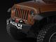 RedRock Stubby Winch Front Bumper with LED Fog Lights (07-18 Jeep Wrangler JK)