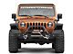RedRock Max-HD Full Width Winch Front Bumper with Fog Lights and LED Light Bar (07-18 Jeep Wrangler JK)