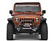 RedRock Max-HD Stubby Winch Front Bumper with LED Light Bar (07-18 Jeep Wrangler JK)