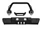 RedRock Stubby Winch Front Bumper with LED Fog Lights and Over-Rider Hoop (07-18 Jeep Wrangler JK)