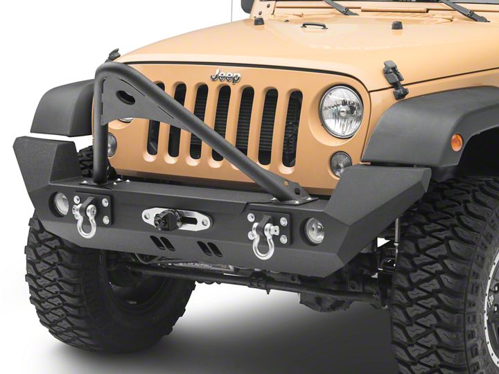 How to Install RedRock 4x4 Stinger Full Width Front Bumper w/ Winch ...