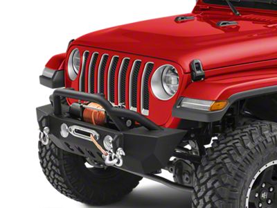 RedRock Crawler Stubby Winch Front Bumper (18-23 Jeep Wrangler JL)