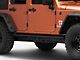 RedRock HD Straight Rocker Steps; Textured Black (07-18 Jeep Wrangler JK 4-Door)
