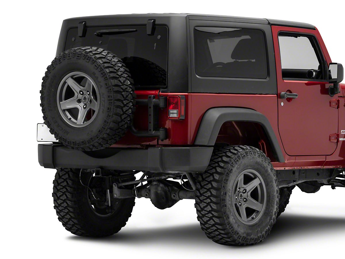 Redrock 4x4 Hd Tire Carrier For Oem Tail Gate 07 18 Jeep Wrangler Jk