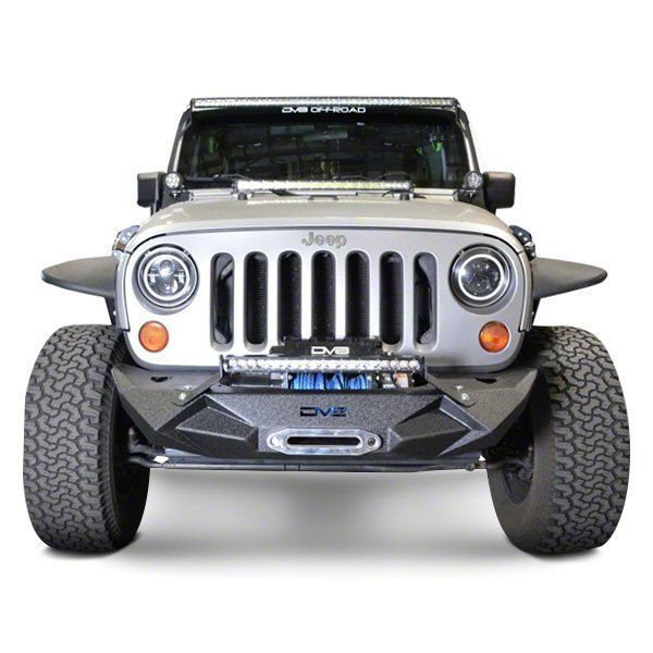 DV8 Offroad FS-24 Stubby Front Bumper (07-18 Jeep Wrangler JK)