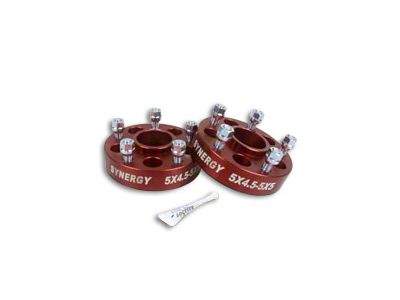 Synergy Manufacturing 1.50-Inch Hub Centric Wheel Adapters; 5x4.5 to 5x5 (87-06 Jeep Wrangler YJ & TJ)