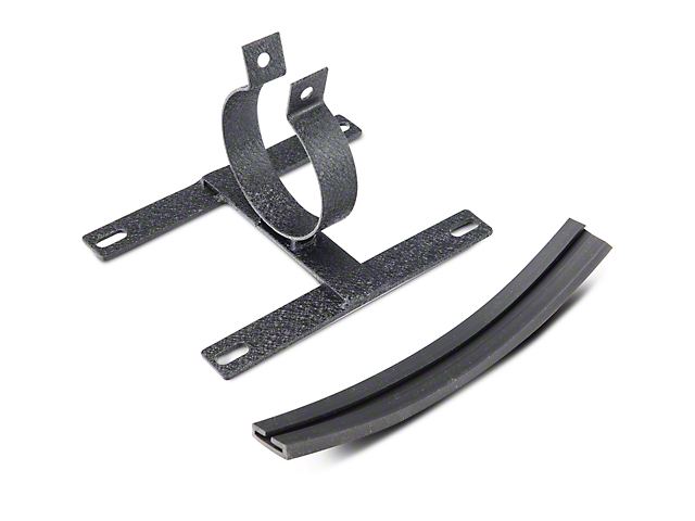 Smittybilt Licence Plate Bracket for 3-Inch Tubular Bumpers (Universal; Some Adaptation May Be Required)