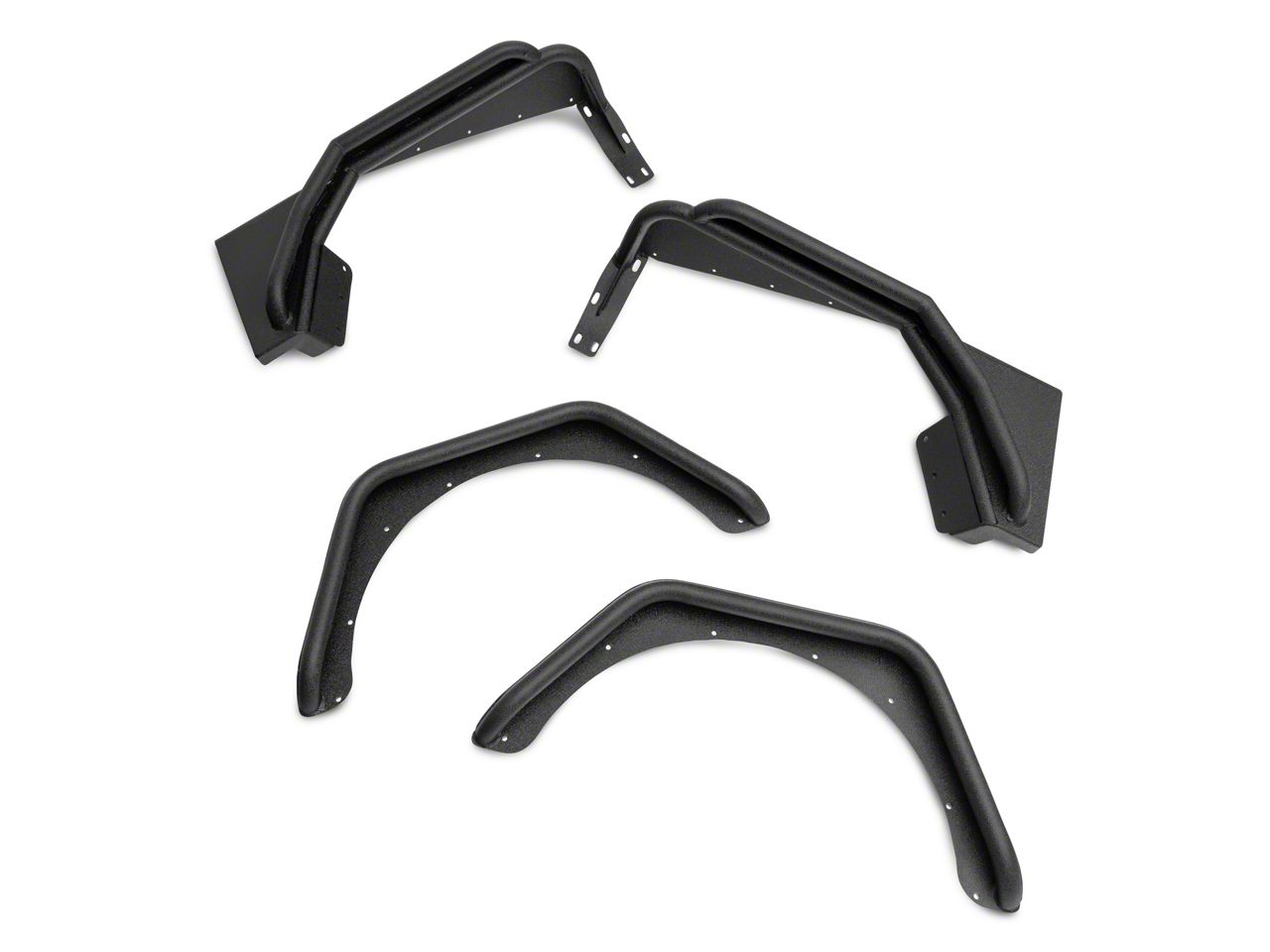 Smittybilt XRC Fender Flares; Textured Black (87-95 Jeep Wrangler YJ)