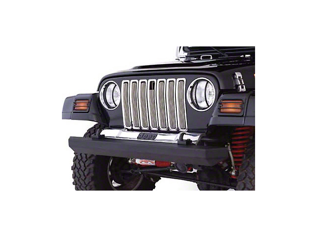 Smittybilt Billet Aluminum Grille Inserts; Chrome (97-06 Jeep Wrangler TJ)