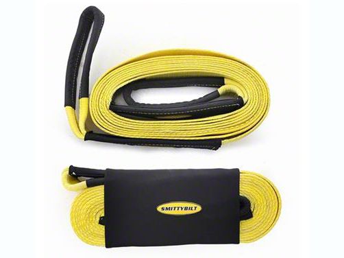 Smittybilt 2-Inch x 30-Foot Recovery Tow Strap; 20,000 lb.