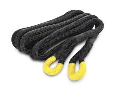 Smittybilt 1-Inch x 30-Foot Kinetic Recoil Recovery Rope; 30,000 lb.