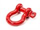 Smittybilt 3/4-Inch 4.75 Ton D-Ring Shackle; Red