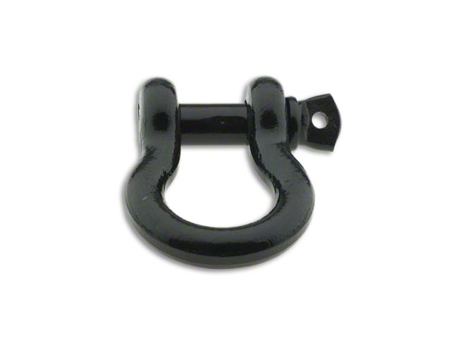 Smittybilt 7/8-Inch 6.5 Ton D-Ring Shackle; Black
