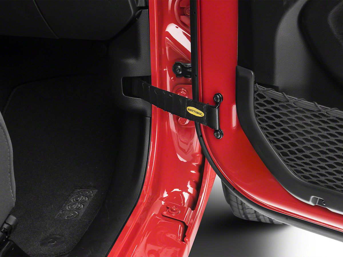 Smittybilt Jeep Wrangler Adjustable Door Straps 769401 Universal
