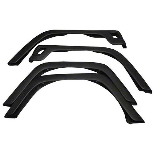 Factory Style Fender Flare Kit; 4-Piece (97-04 Jeep Wrangler TJ)