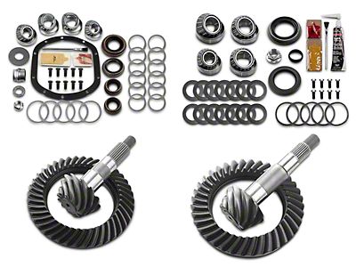 Motive Gear Jeep Wrangler Dana 30 Front Axle/44 Rear Axle Complete Ring Gear  and Pinion Kit  Gears MGK-112 (97-06 Jeep Wrangler TJ, Excluding  Rubicon)