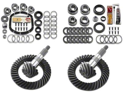 Motive Gear Dana 30 Front Axle and Dana 35 Rear Axle Complete Ring and Pinion Gear Kit; 4.88 Gear Ratio (97-06 Jeep Wrangler TJ, Excluding Rubicon)