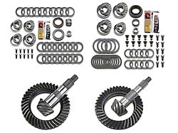 Motive Gear Dana 30 Front Axle and Dana 44 Rear Axle Complete Ring and Pinion Gear Kit; 4.56 Gear Ratio (07-18 Jeep Wrangler JK, Excluding Rubicon)