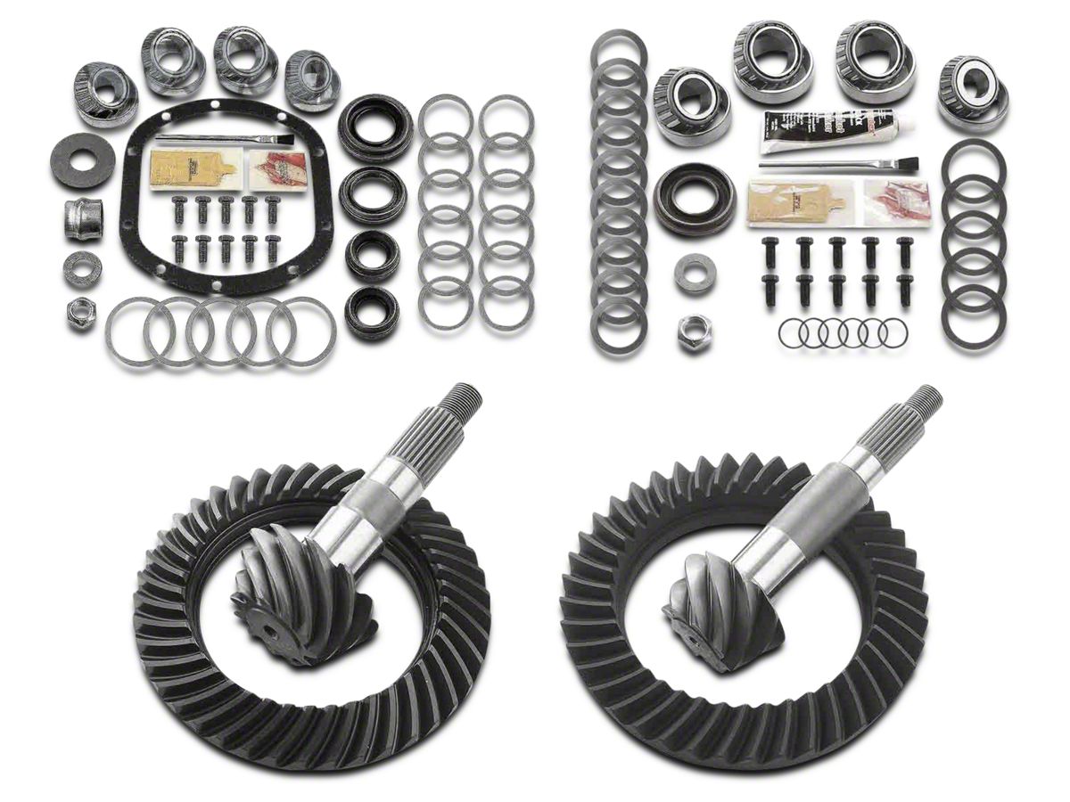 Motive Gear Jeep Wrangler Dana 30 Front Axle/44 Rear Axle Complete Ring Gear  and Pinion Kit  Gears MGK-113 (97-06 Jeep Wrangler TJ, Excluding  Rubicon)