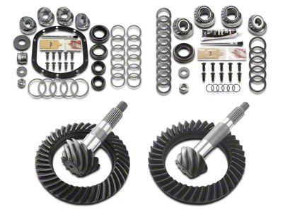 Motive Gear Dana 30 Front Axle and Dana 44 Rear Axle Complete Ring and Pinion Gear Kit; 4.56 Gear Ratio (97-06 Jeep Wrangler TJ, Excluding Rubicon)