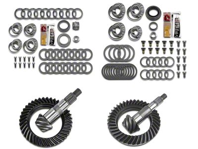 Motive Gear Dana 30 Front Axle and Dana 44 Rear Axle Complete Ring and Pinion Gear Kit; 4.88 Gear Ratio (07-18 Jeep Wrangler JK, Excluding Rubicon)