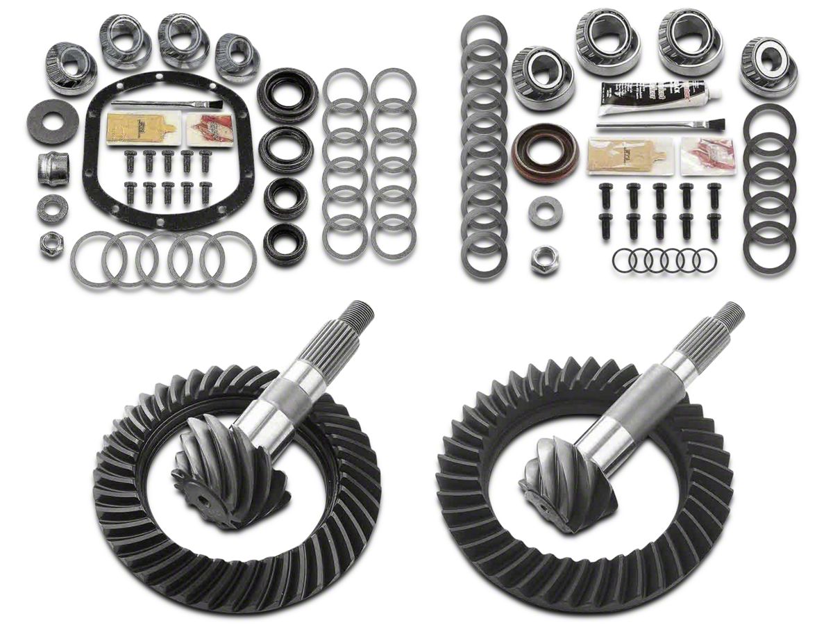 Motive Gear Jeep Wrangler Dana 30 Front Axle/44 Rear Axle Complete Ring Gear  and Pinion Kit  Gears MGK-114 (97-06 Jeep Wrangler TJ, Excluding  Rubicon)
