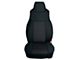 Rugged Ridge Fabric Front Seat Covers; Black (03-06 Jeep Wrangler TJ)