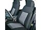 Rugged Ridge Fabric Front Seat Covers; Black/Gray (97-02 Jeep Wrangler TJ)