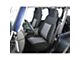 Rugged Ridge Fabric Front Seat Covers; Black/Gray (03-06 Jeep Wrangler TJ)
