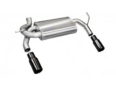 Corsa Performance Dual Axle-Back Exhaust with Black Tips (07-18 Jeep Wrangler JK)